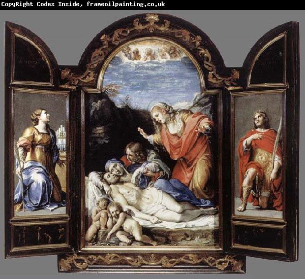 CARRACCI, Annibale Triptych